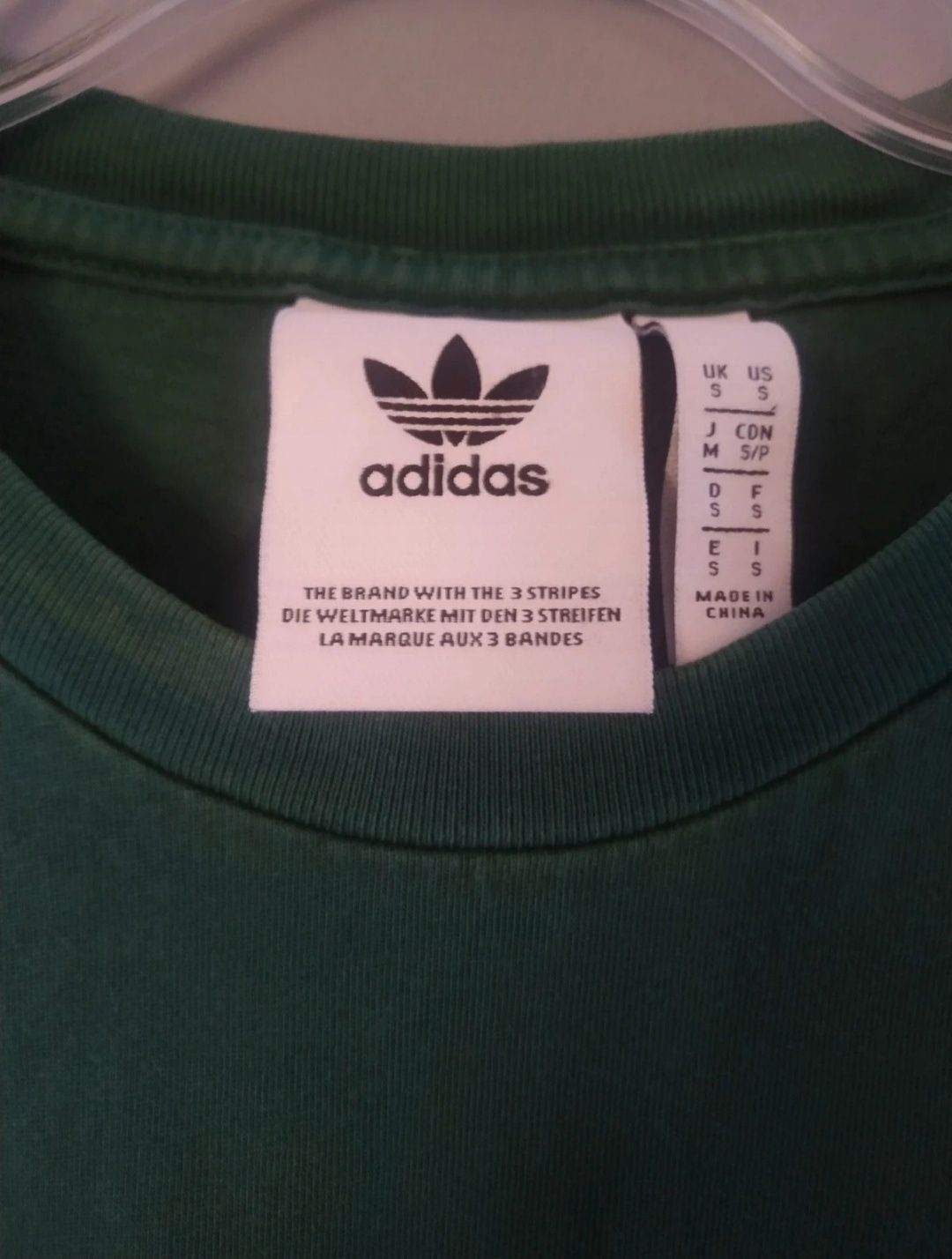 Zielony T shirt Adidas