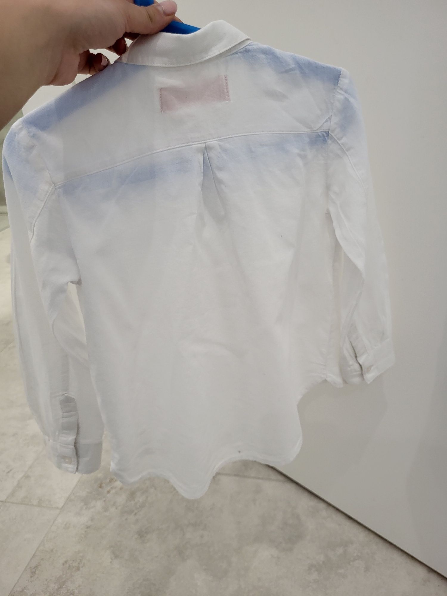Koszula biała Zara 116 elegancka bluzka koszulka top