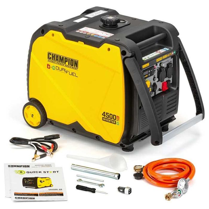 Инверторный генератор двухтопливный CHAMPION C4500iESG GEN2