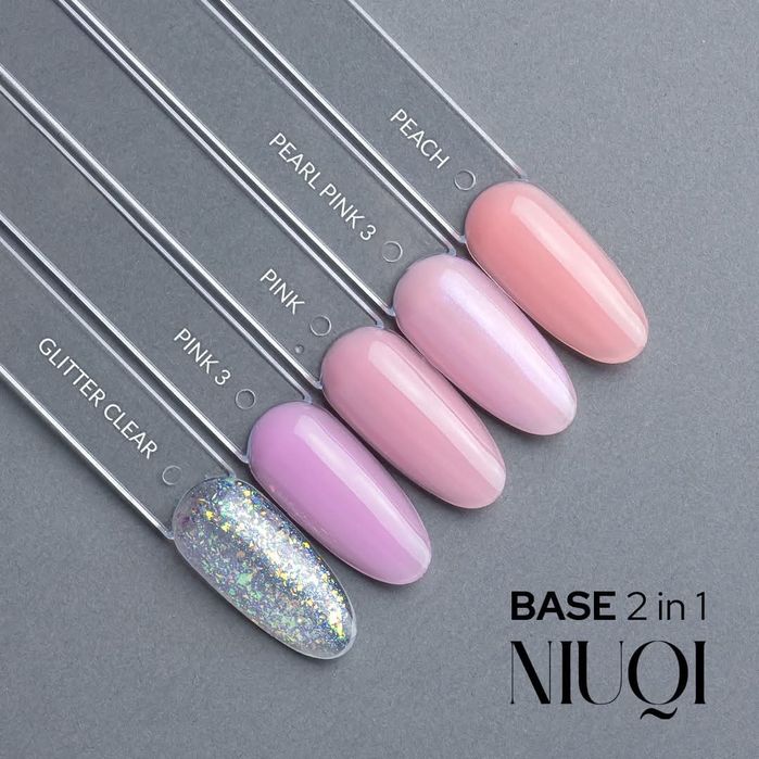 NIUQI Hybrydowa BAZA+Color Nowe kolory 5 ml