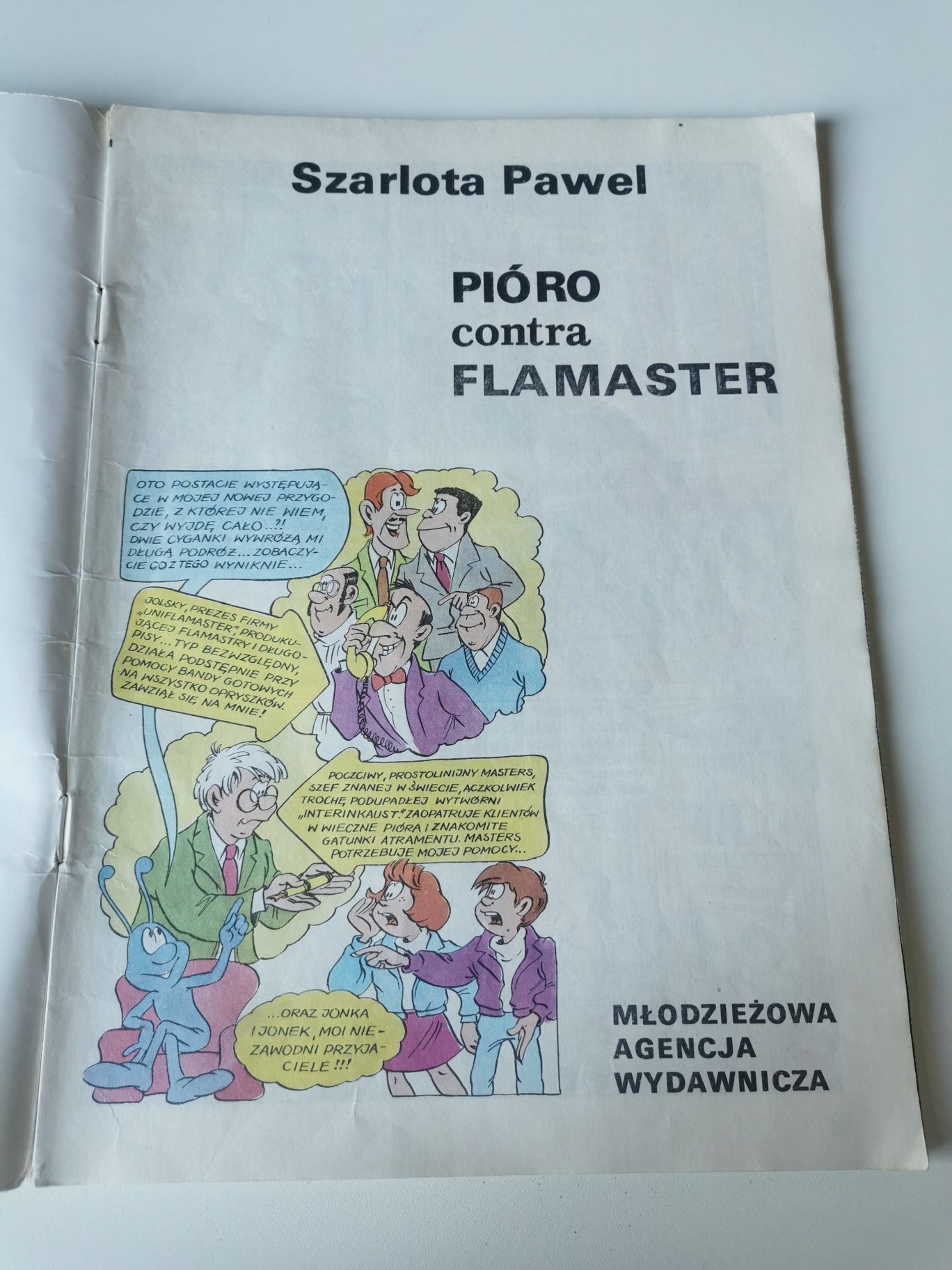 Komiks Szarlota Pawel - Pióro contra flamaster