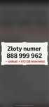 Złoty Numer -888 -999 Unikat! + 613 GB Internetu!