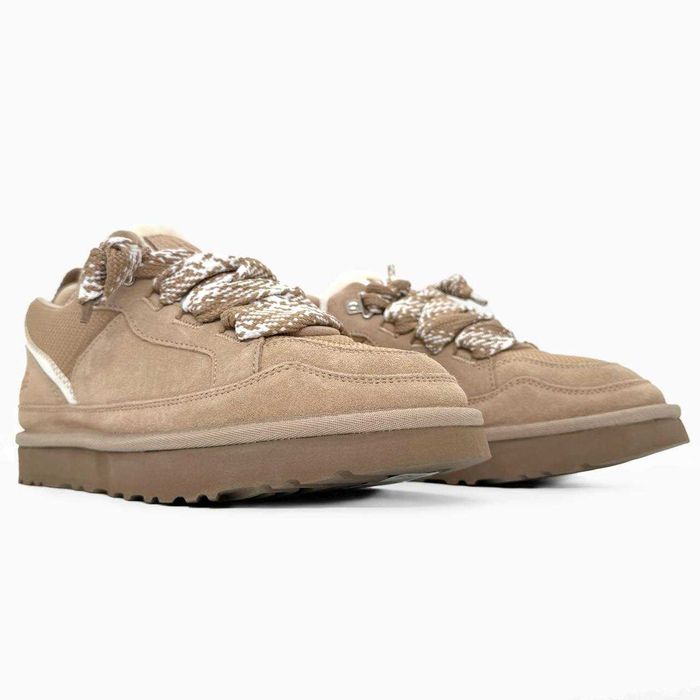 Уггі 36-45 UGG Lowmel Sneaker Light Beige premium угги