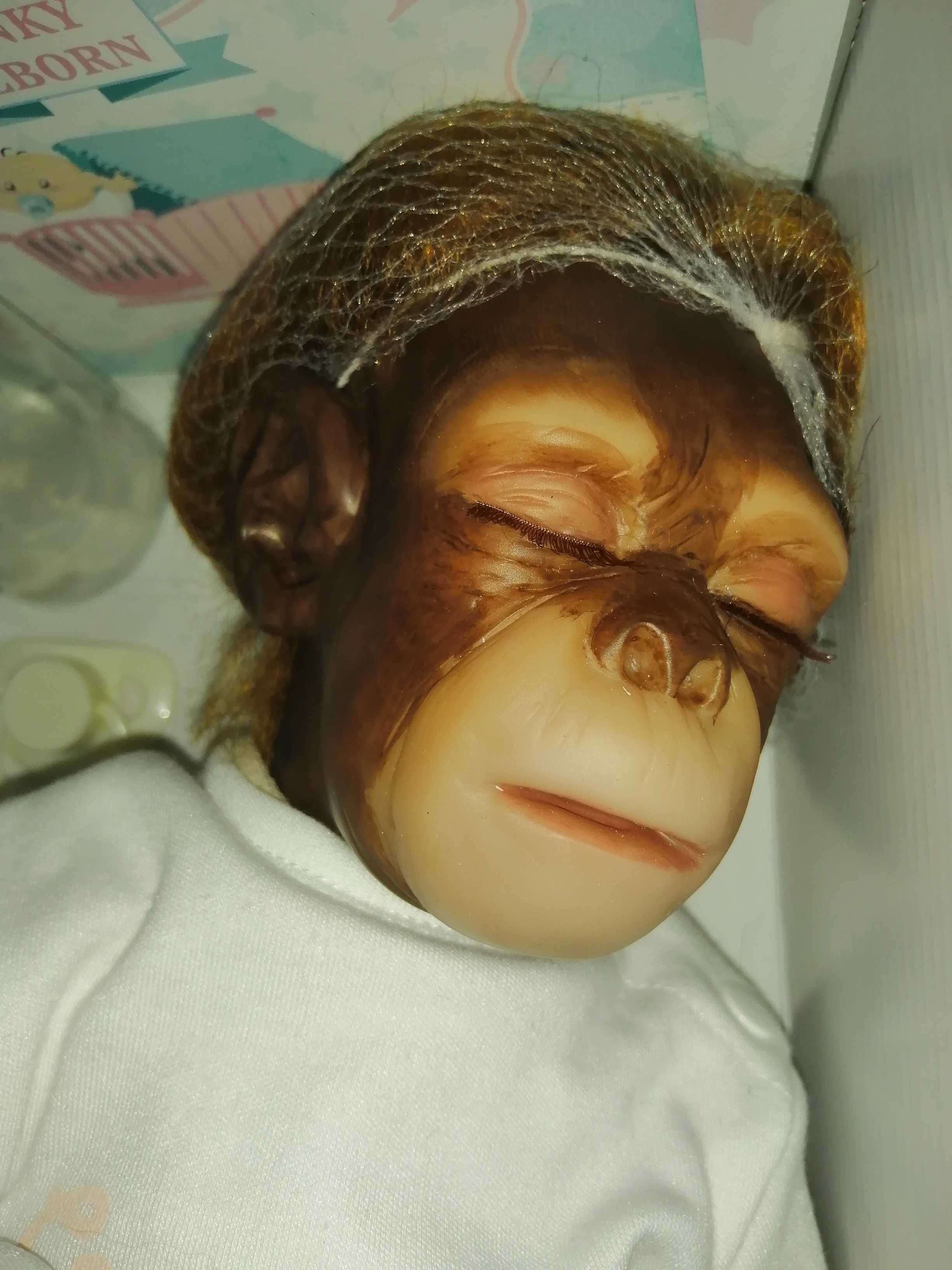 Realistyczna Baby Monkey Doll 40 cm reborn doll Pinky Reborn