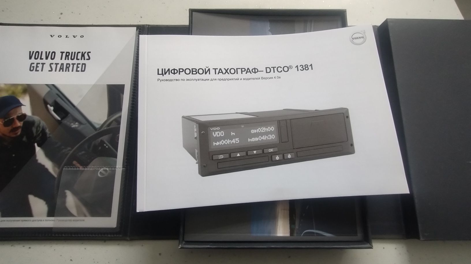 Instrukcja obsługi Volvo FH tachografu rosyjski