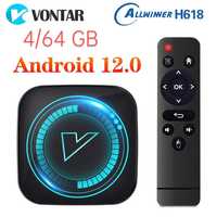 Smart Tv box. Андроїд тв приставка 4/64 Vontar. Тв бокс