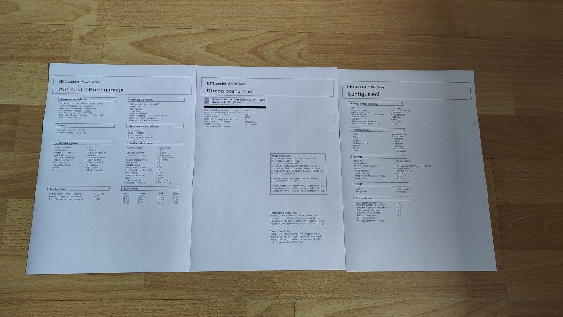 Drukarka HP LaserJet P2015DN nowy toner