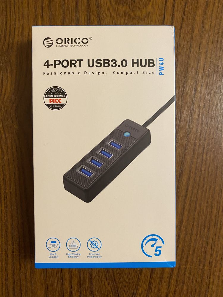 Хаб юсб HUB USB концентратор Orico USB 3.0