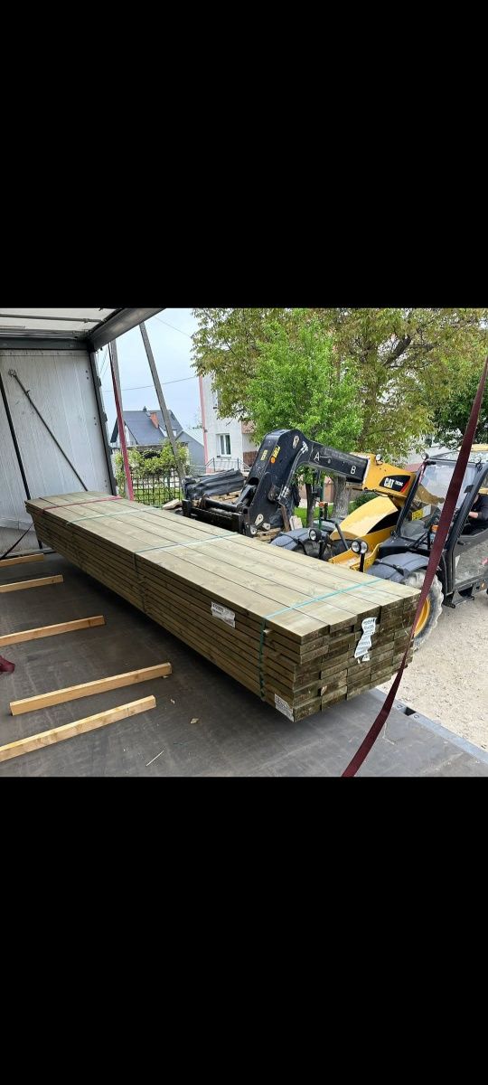 Drewno konstrukcyjne C24 kantowki , swierk skandynawski 45x95