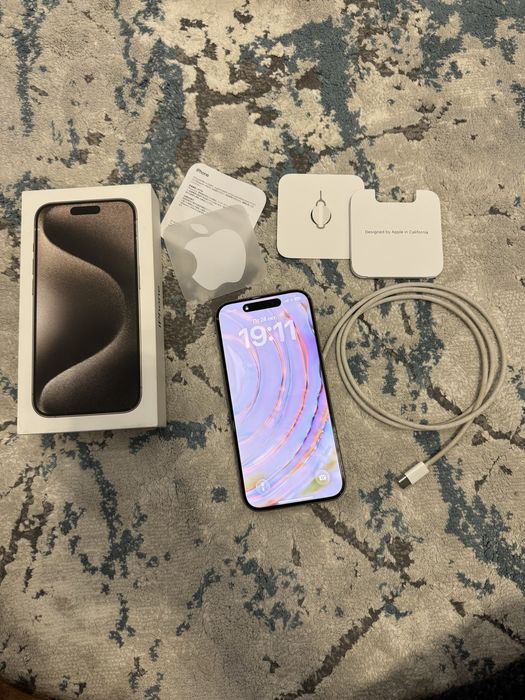 iPhone 15 Pro 256Gb Natural Titanium, SIM+eSim, neverlock.