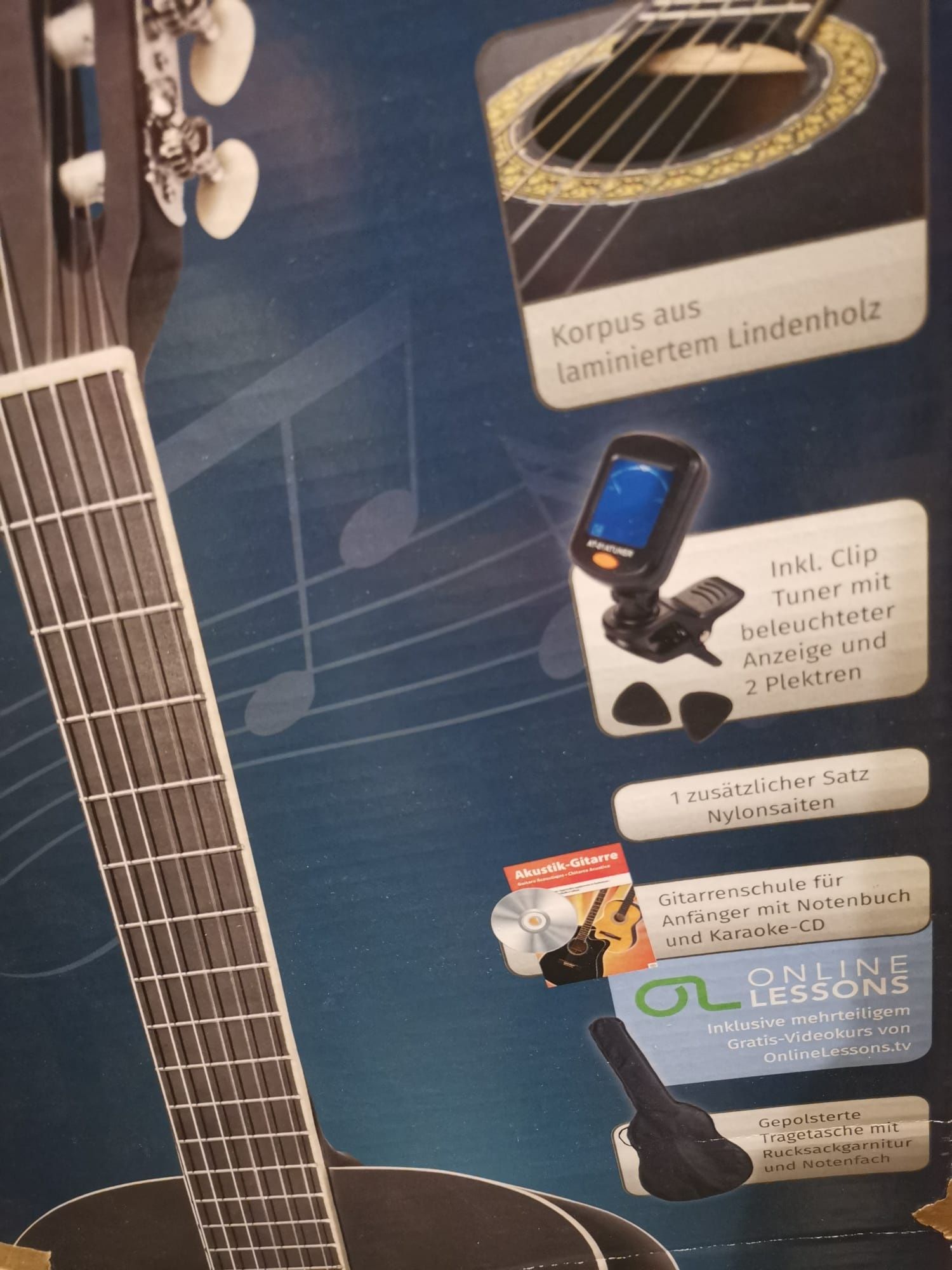 Gitara, NOWA w oryginalnym opakowaniu