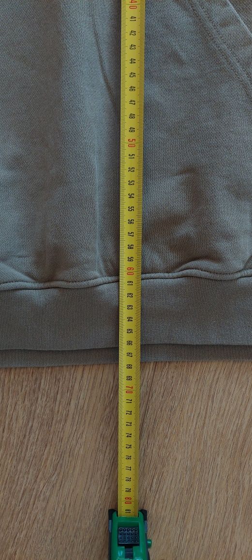Cropp r.M oversize beżowa/khaki bluza kaptur / kangur / kieszeń