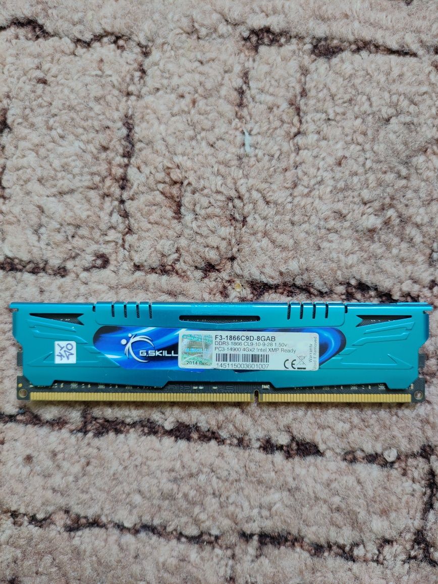 Оперативна пам'ять G.Skill Ares DDR3 16 GB (4x4gb) 4 парні плашки