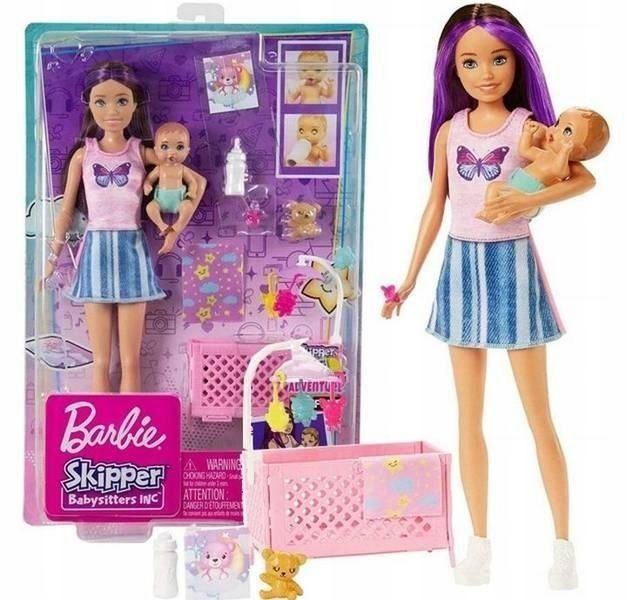 Barbie Skipper Zestaw Opiekunka Hjy33, Mattel