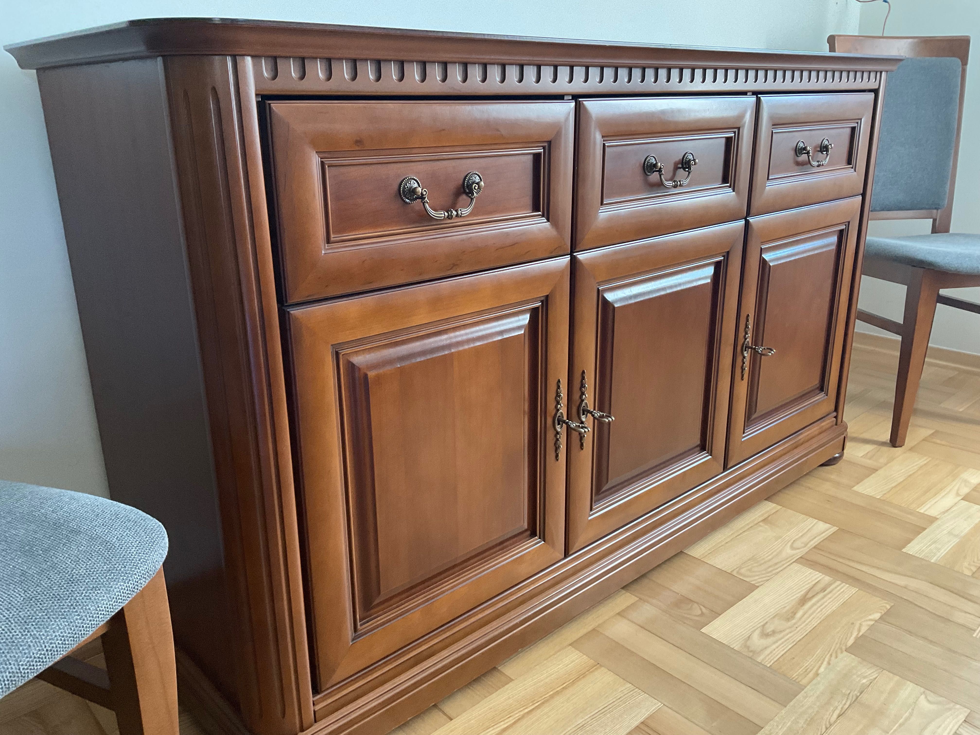 Komoda BFM Firenze czereśnia z drewna akacjowego