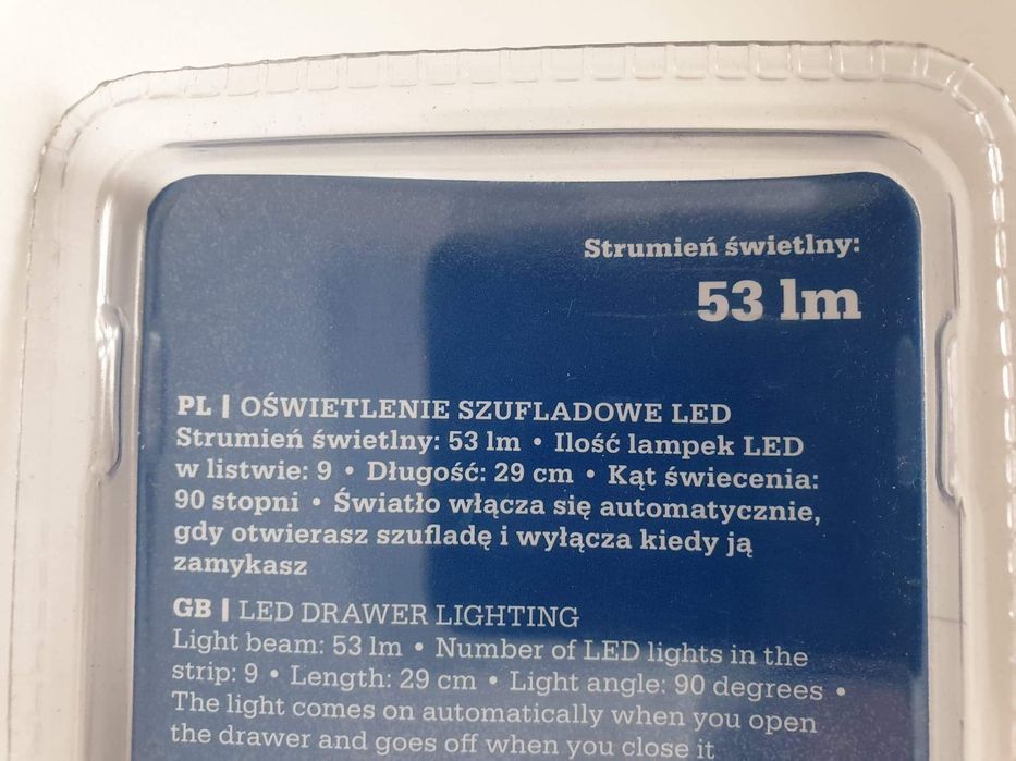 Oświetlenie szufladowe led