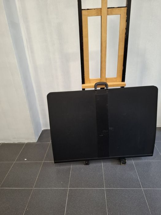 Cavalete de pintura belas artes e portfólio