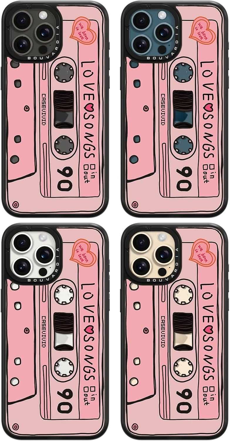 Etui Bouvardia do iPhone 12 Pro Max – Wzór Kasety Magnetofonowej