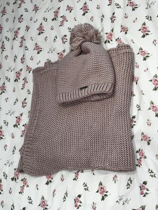 czapka i szalik (komplet zimowy]