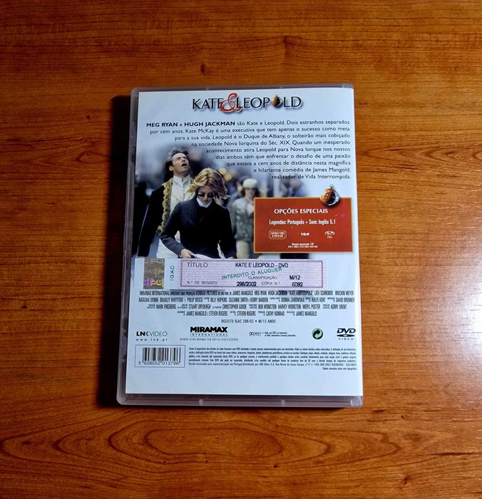 KATE & LEOPOLD (Meg Ryan/Hugh Jackman) Uma Paixão entre Séculos...