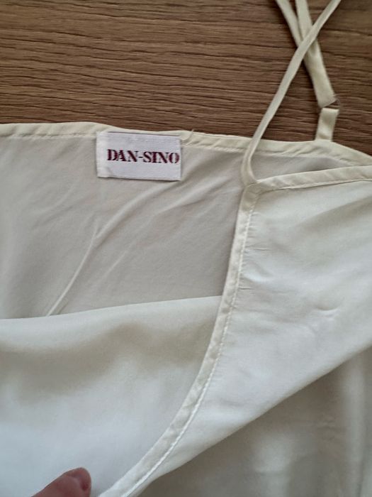 Шелковое платье комбинация