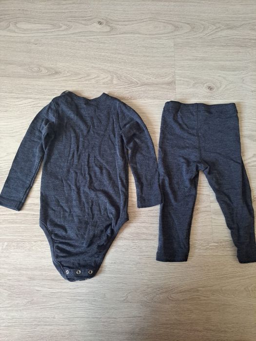 Komplet wełniany z H&M, rozmiar 86,