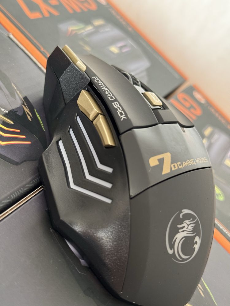 Бездротова ігрова миша IMICE GW-X7 3200 DPI, Dual mode, Bluetooth, RGB