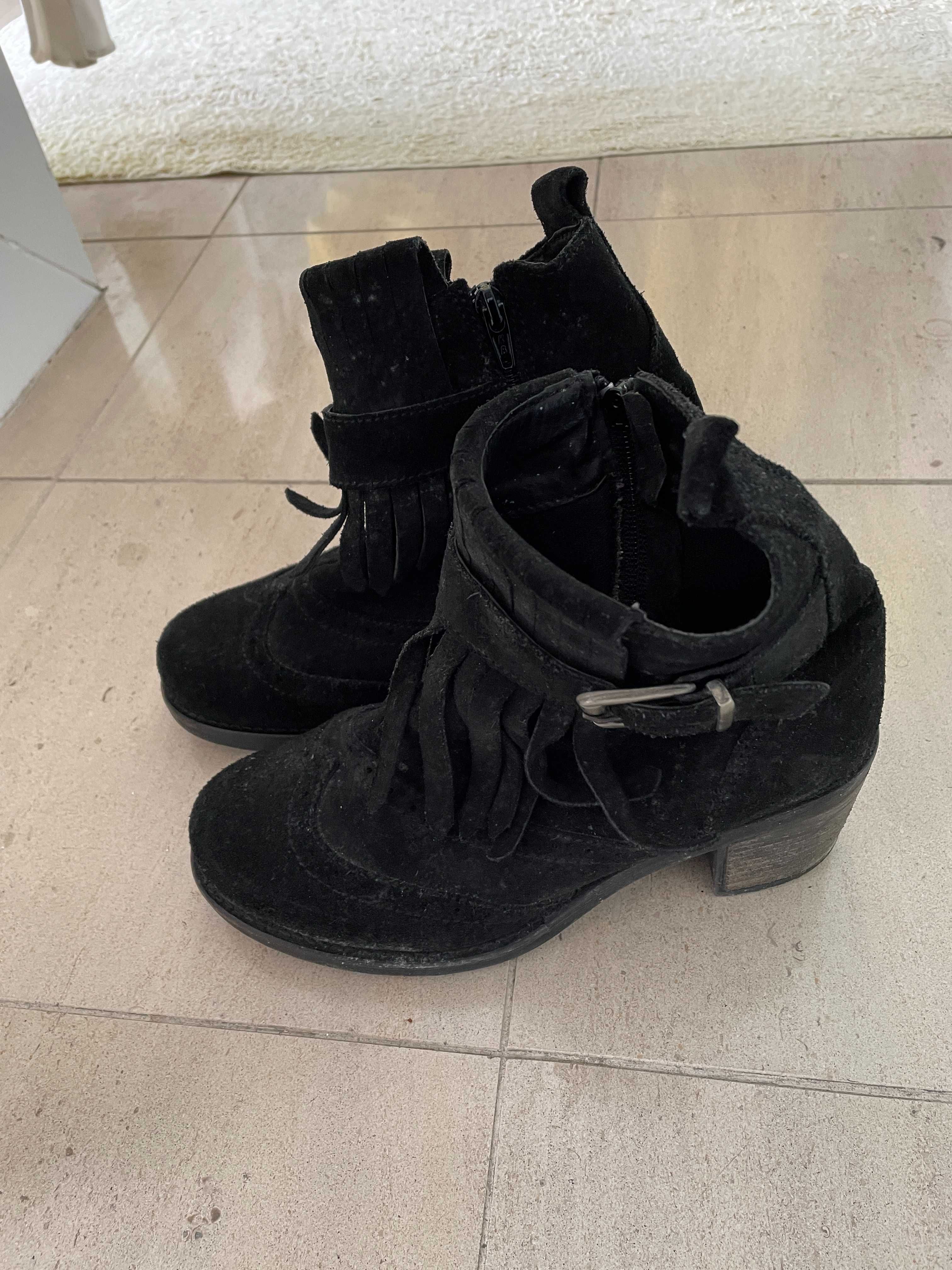 Botas Camurça Pretas