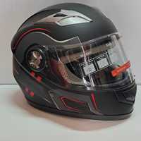 Мото шлем интеграл F2 Black red