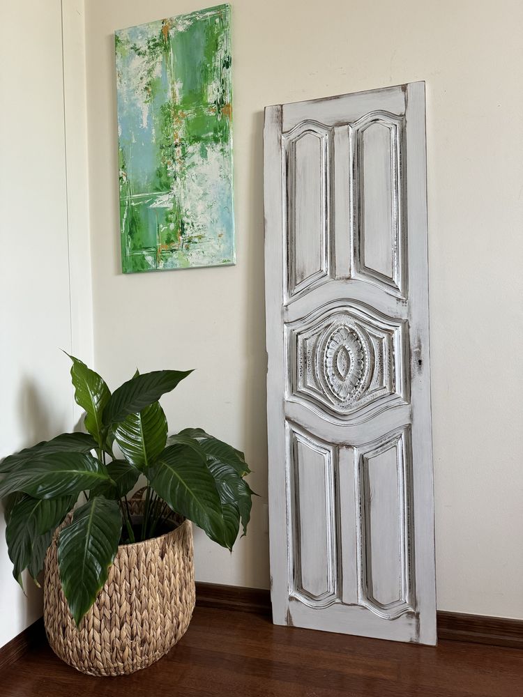 Porta de madeira para decoracção 154x46cm