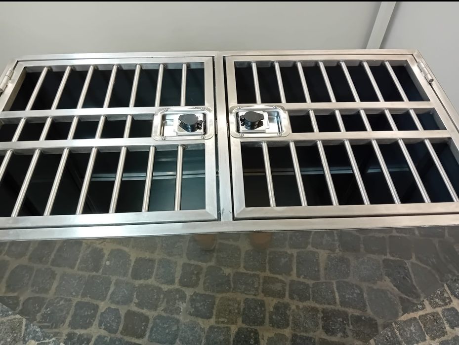 Transportadora para cães INOX