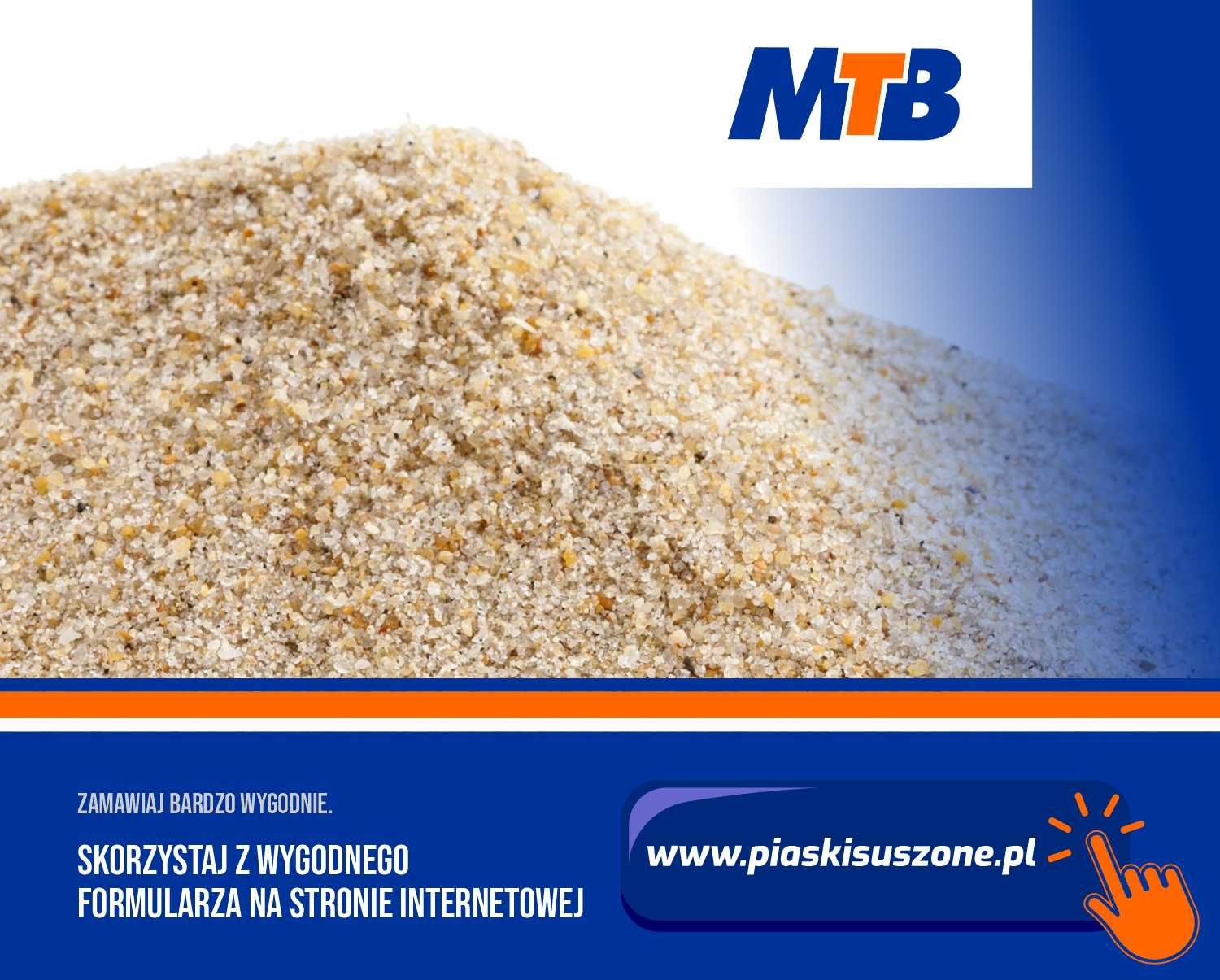 Piaski Suszone Żwiry Piaskowanie Zaprawy BIG-BAG Cysterna Transport