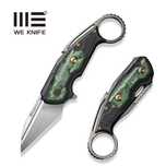 Nóż składany WeKnife Yardbird Black Titanium/Jungle Wear Fat Carbon, H