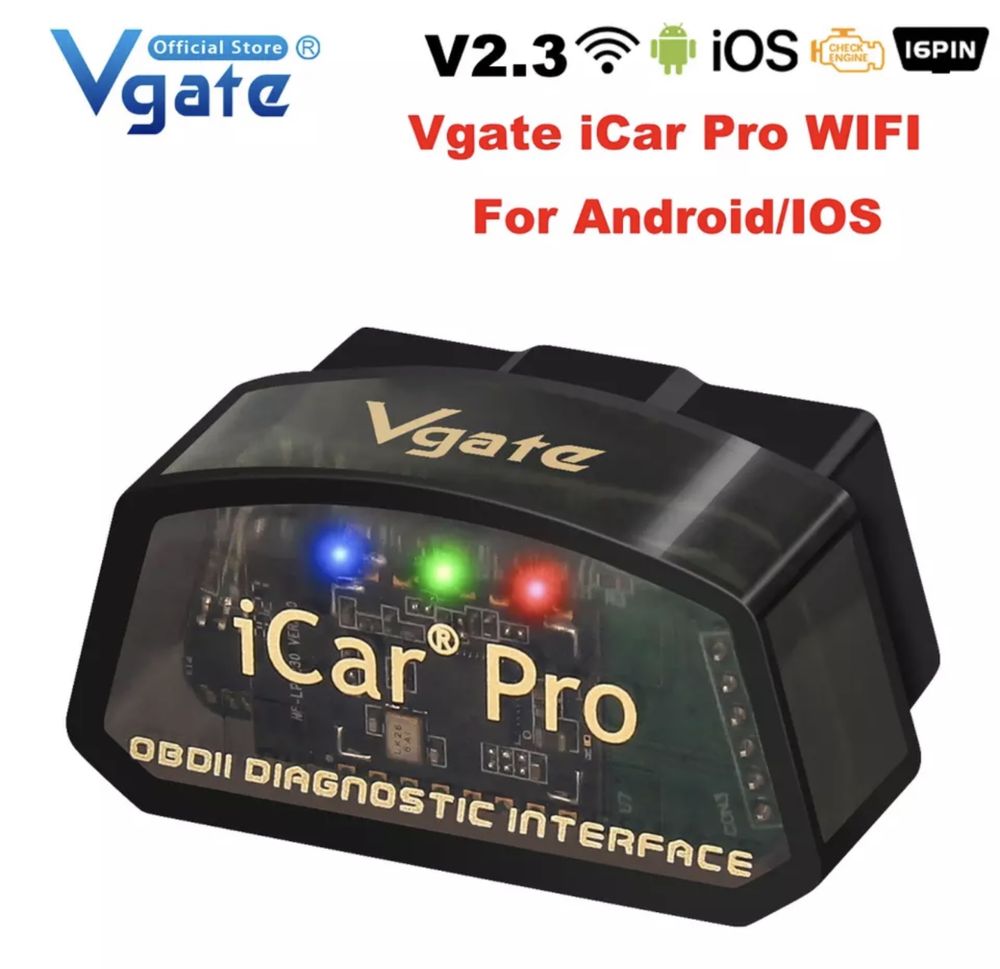 Автосканер VGATE ICAR PRO BT4.0\WIFI (Android \iOs]ELM327/Viecar