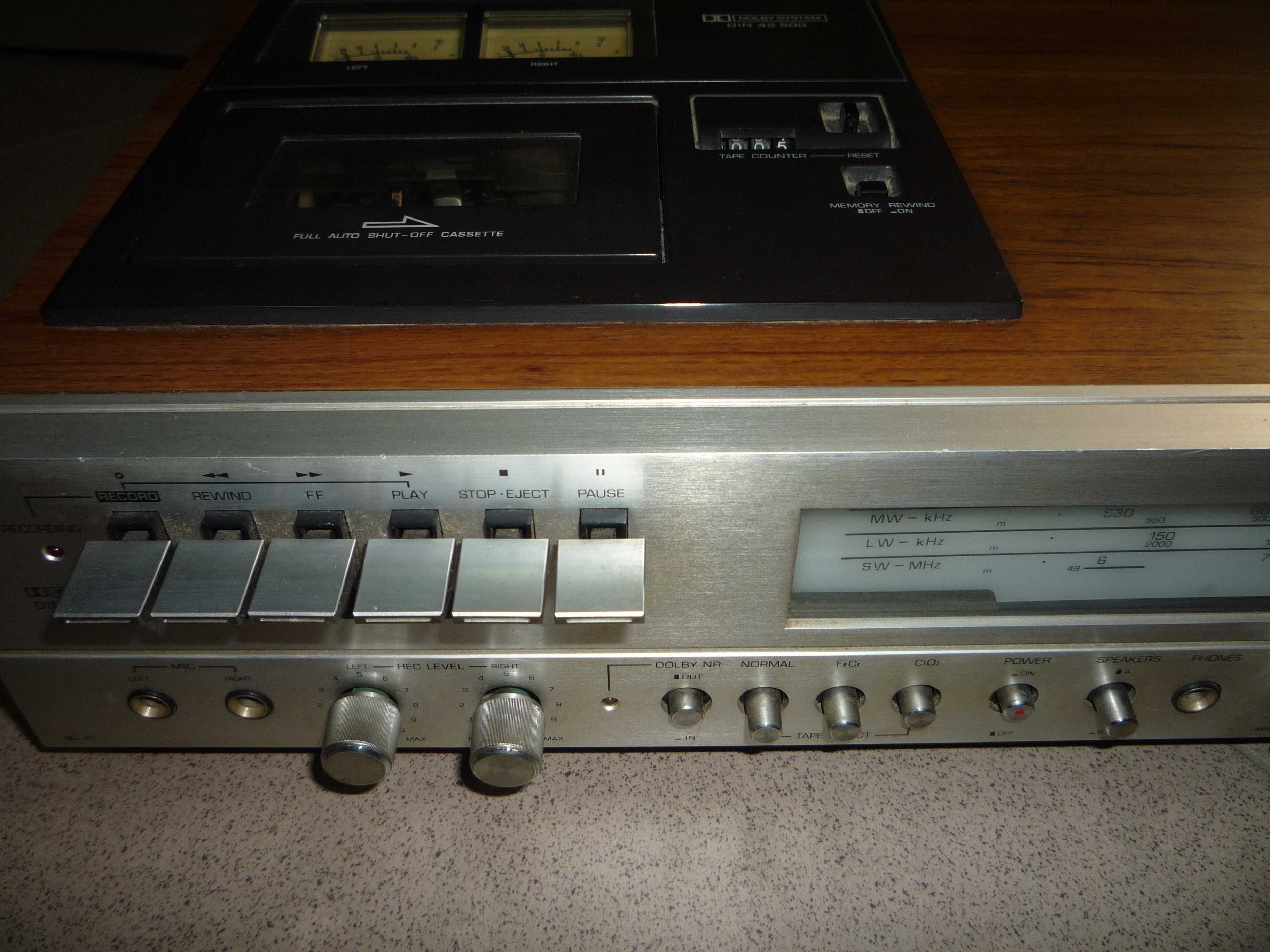 Amplituner PANASONIC SG-70 z magnetofonem RETRO made in Japan