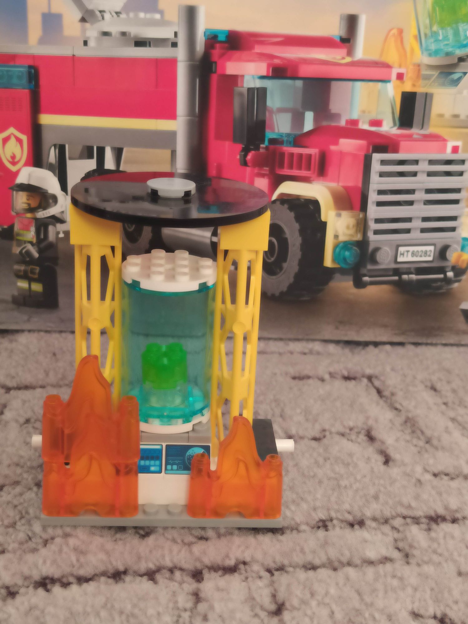 WYSYŁKA 1 zł. Lego City Strażacka jednostka dowodzenia stan Bardzo Dob