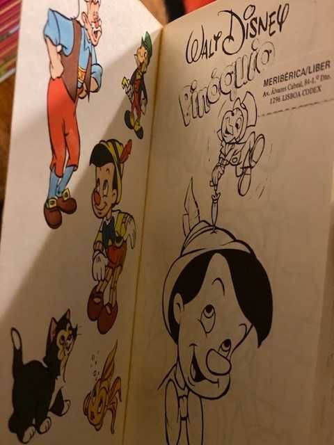 Disney - Pinóquio [Livro Antigo]