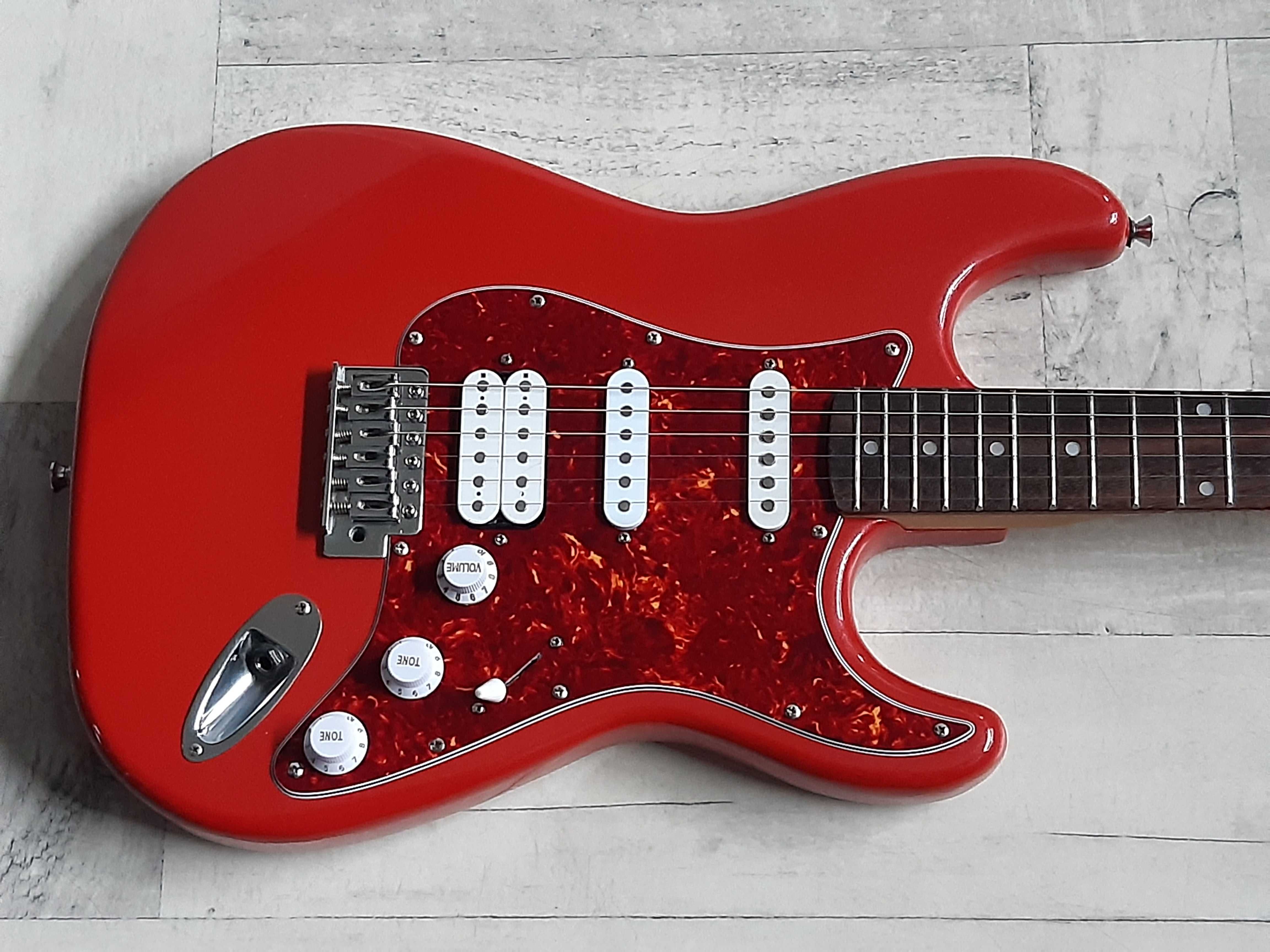 Gitara Stratocaster-red metallic-kopia Fender-HSS-wysyłka Free-zamiana