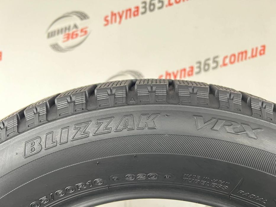 205/60 r16 bridgestone blizzak vrx 8mm шини бу зима