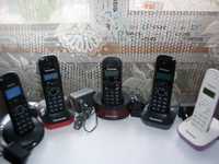 Радиотелефоны Panasonic с одной и двумя трубками + аккумуляторы AAA.