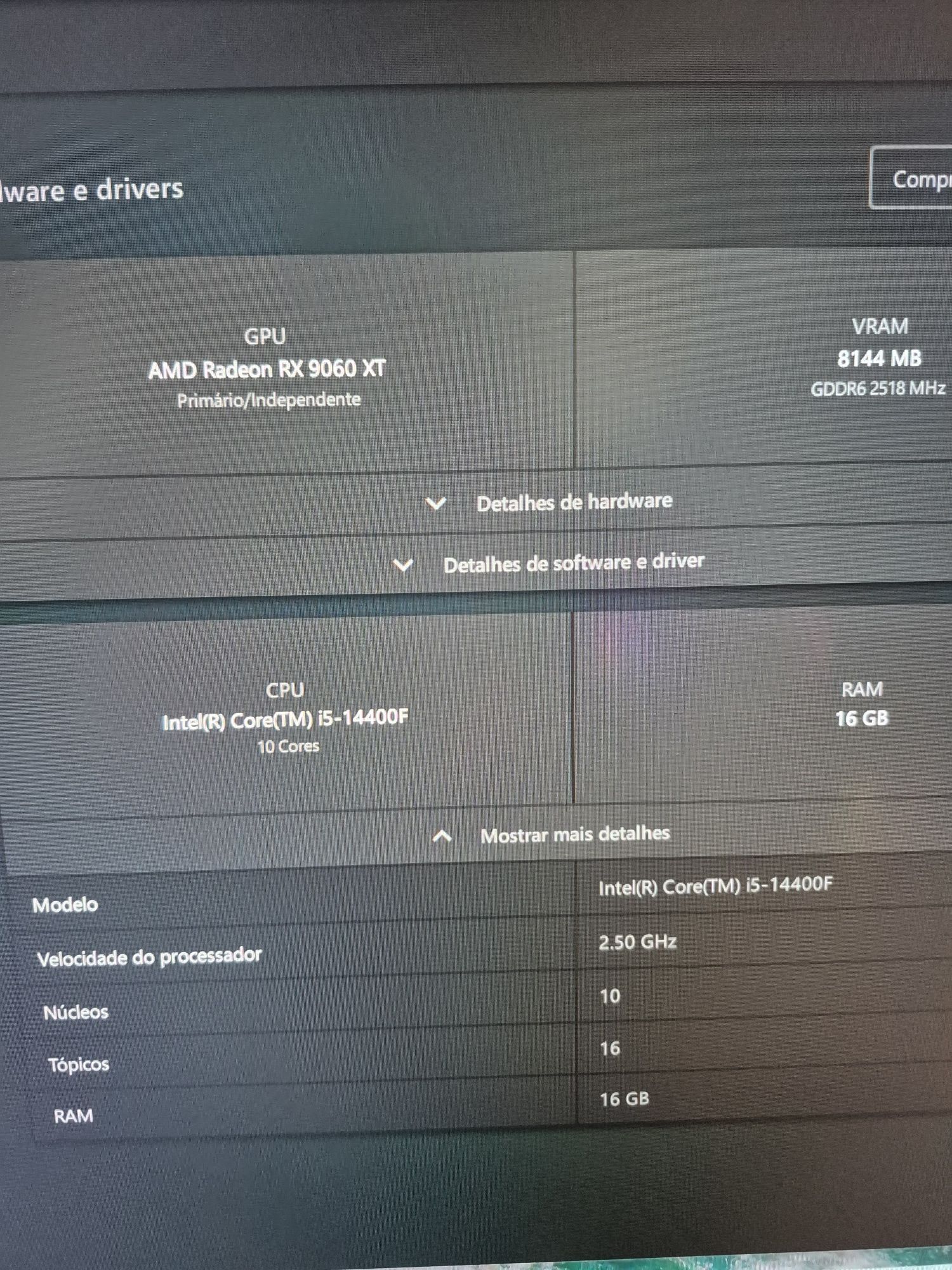 Pc Gamer rx 9060 xt oc