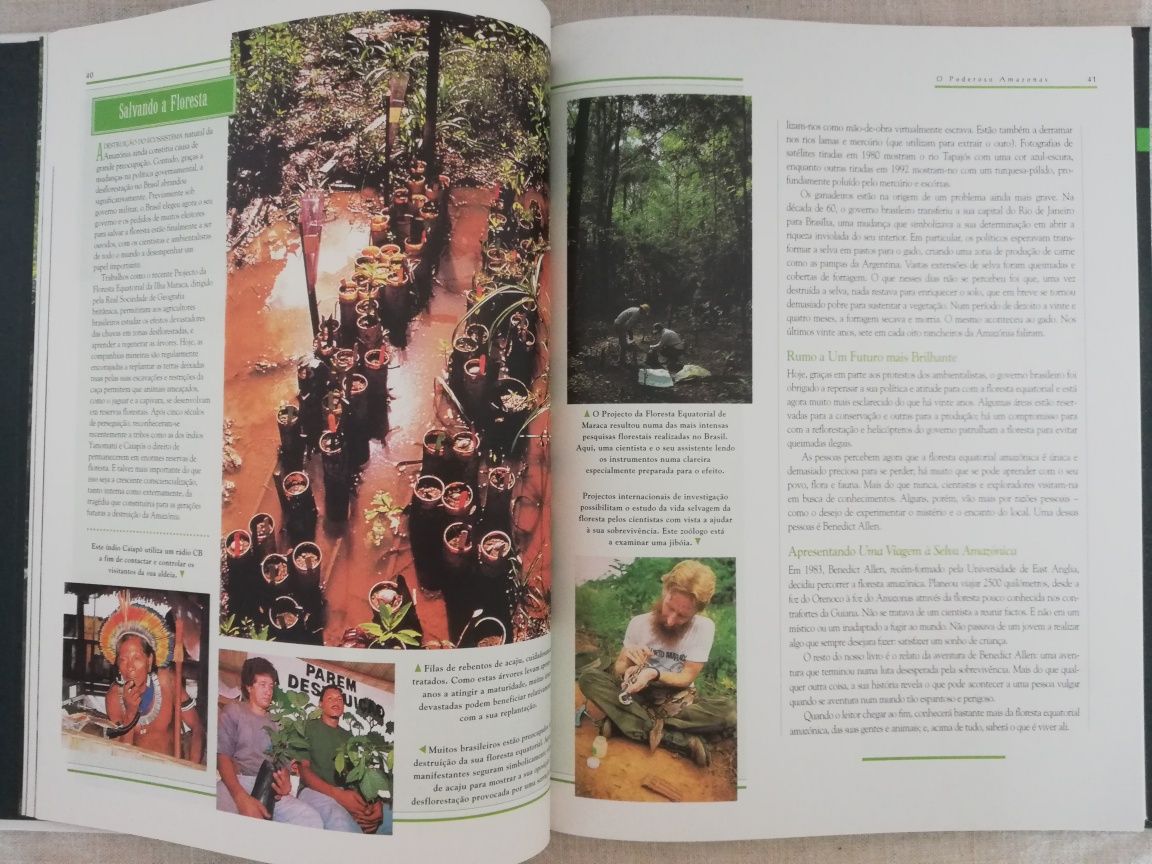 Livro "À Descoberta da Amazónia"