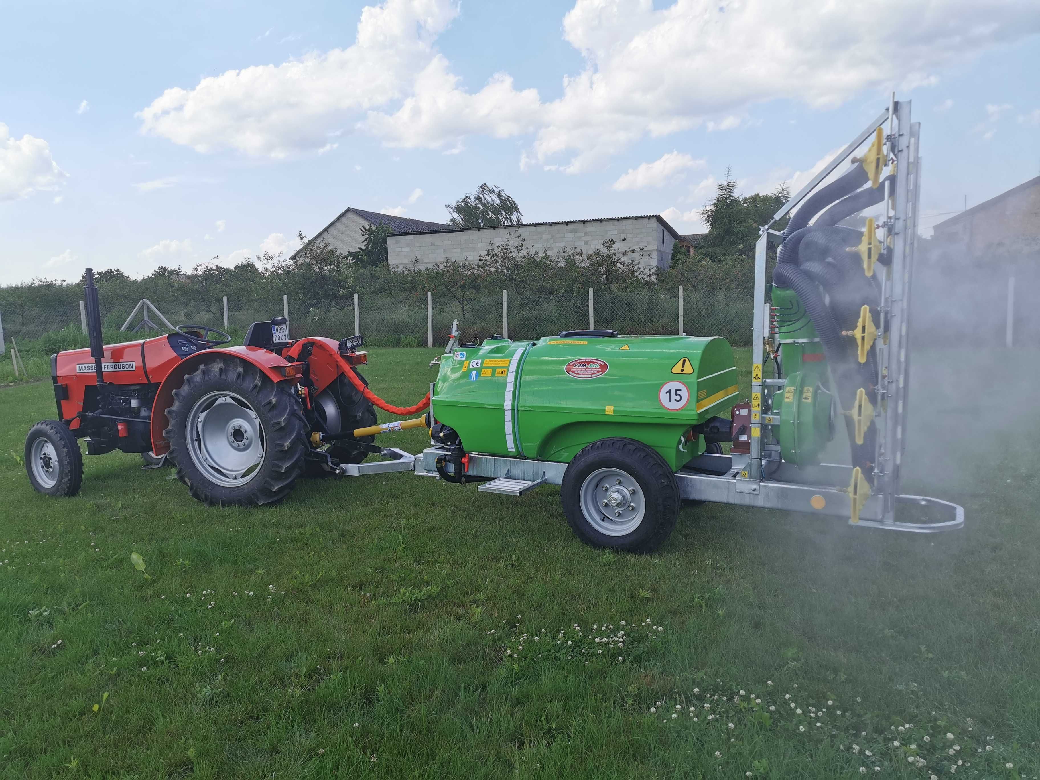 Opryskiwacz 1000l ,KAM-ROL,rurowy,turbinowy,Nobilli,do jagodników,NOWY