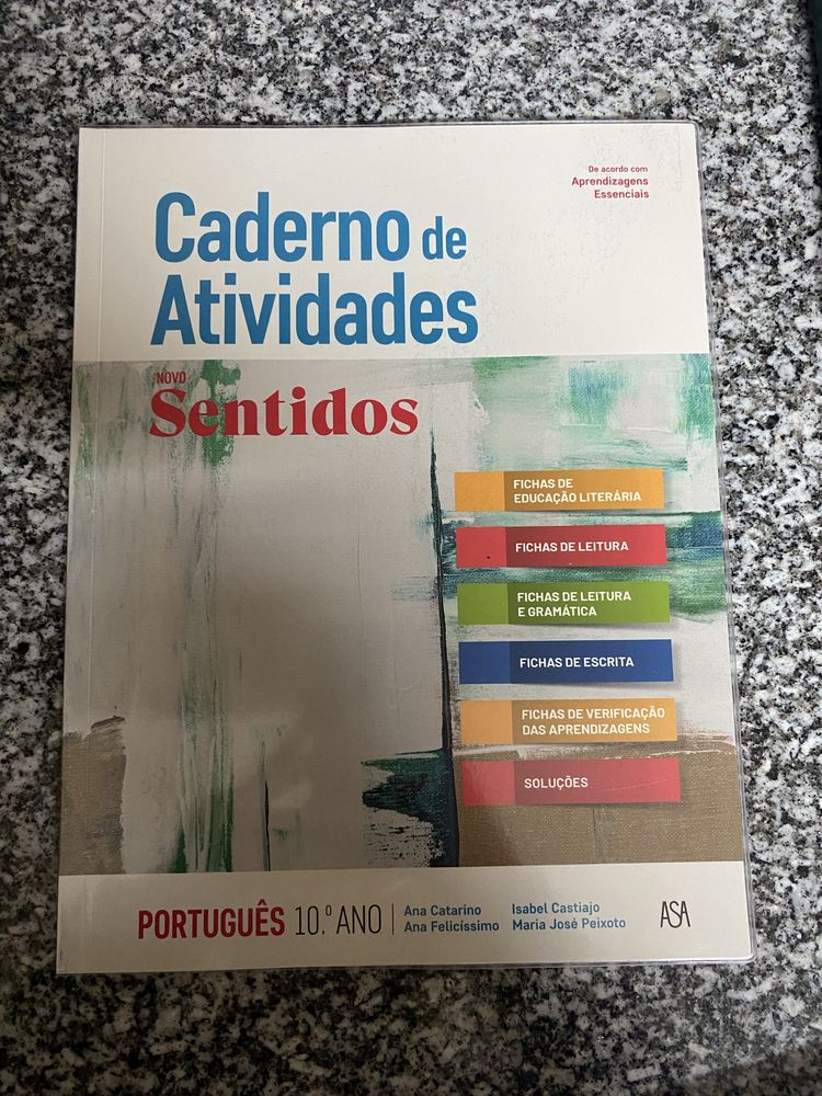 Caderno de atividades de português