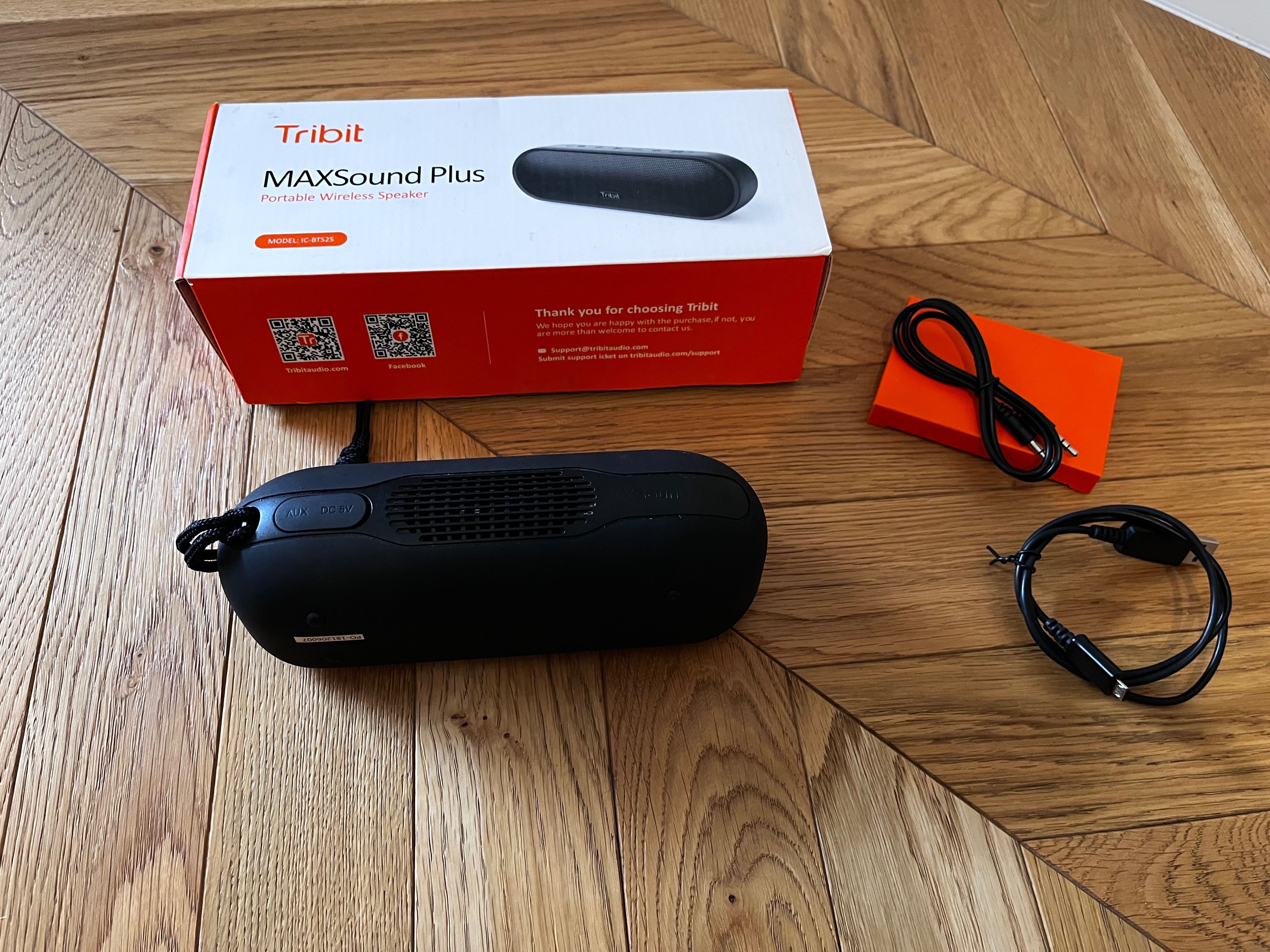 Tribit MaxSound Plus – Głośnik Bluetooth – Stan Bardzo Dobry – Komplet