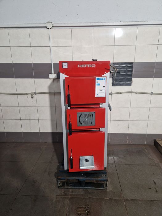 Piec  kocioł DEFRO 17 kw na drewno I wegiel z 2022 roku klasa 5