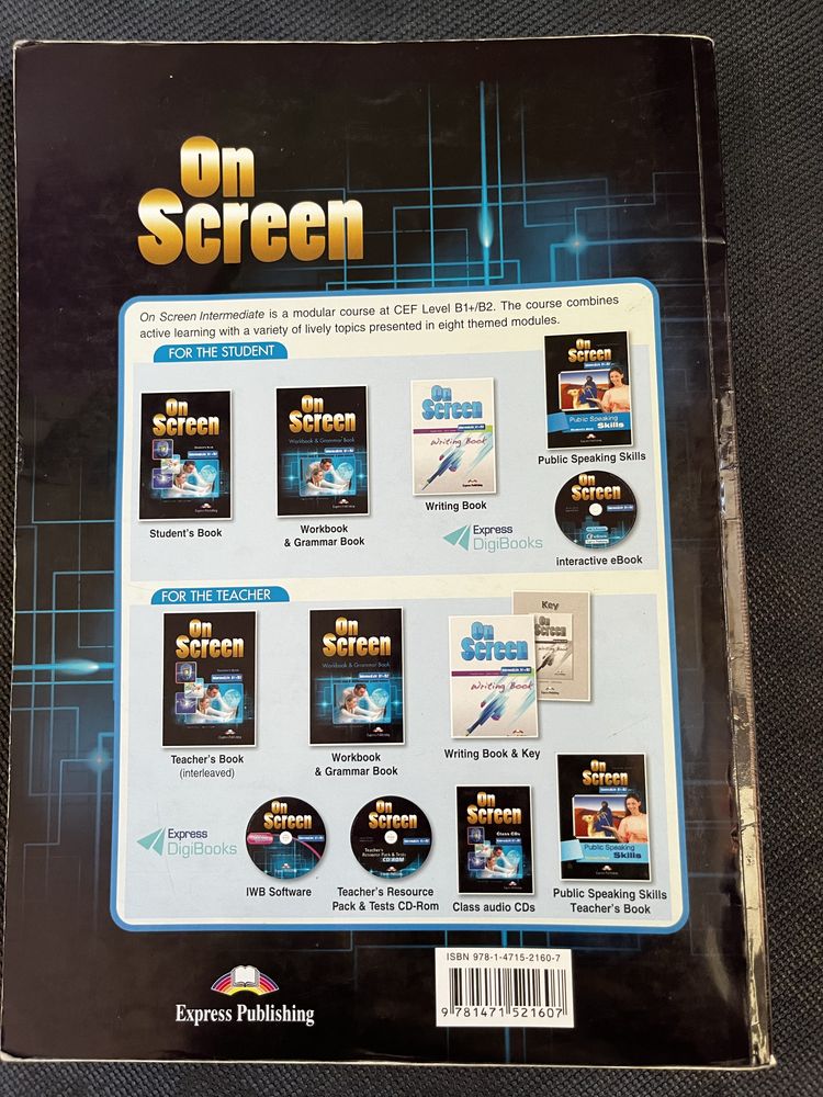 On screen Workbook and Grammarbook B1+/B2