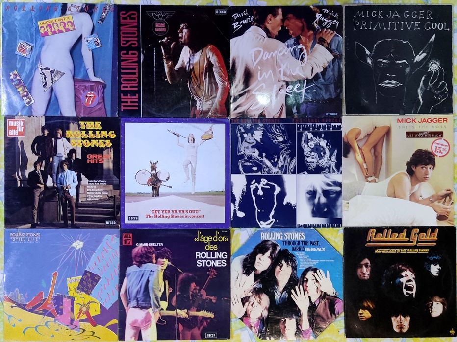 The Rolling Stones,David Bowie,Mick Jagger - Фірмові вінілові платівки