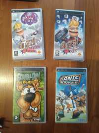 Lote de 4 jogos psp