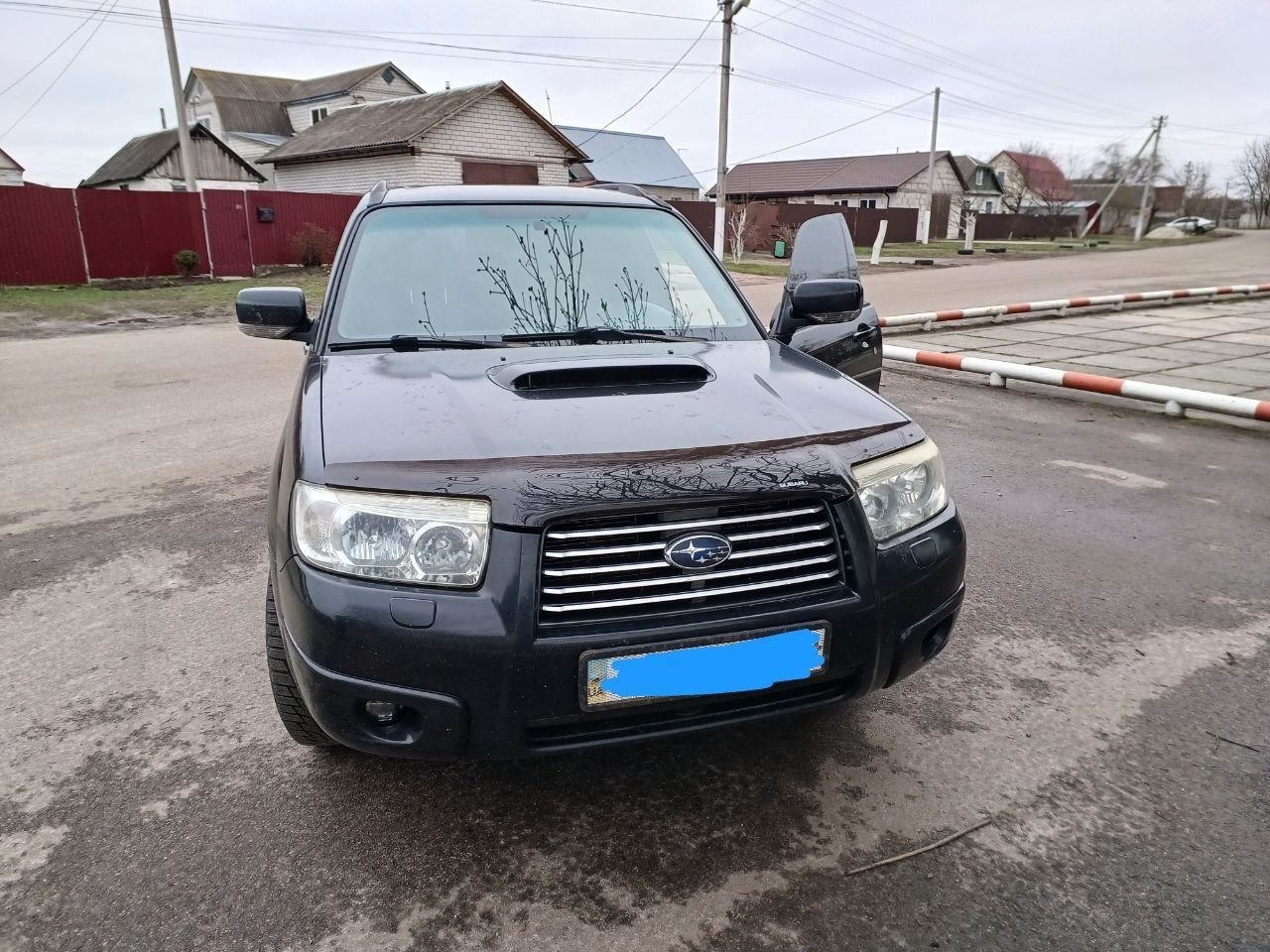 Subaru forester SG крыло крышка радиатор стекло руль четверть кузова